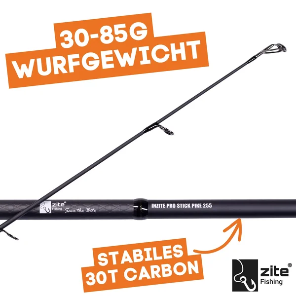 Inzite Pro Stick Pike 255 cm Spinnrute Hecht 30-85g Hechtrute_auswahl4