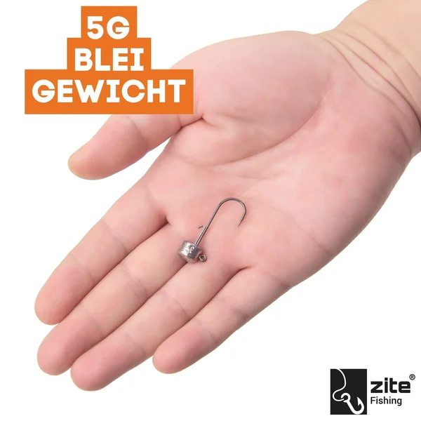 Stand Up Jigs 1# 3,5g für Gummiköder - Jighaken Grundangeln 5 Stück im Pack_auswahl2