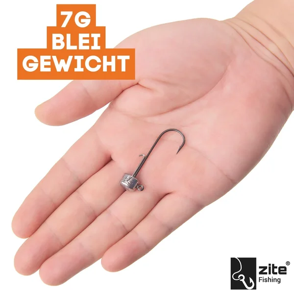 Stand Up Jigs 3/0# 7g für Gummiköder - Jighaken Grundangeln 5 Stück im Pack_auswahl2