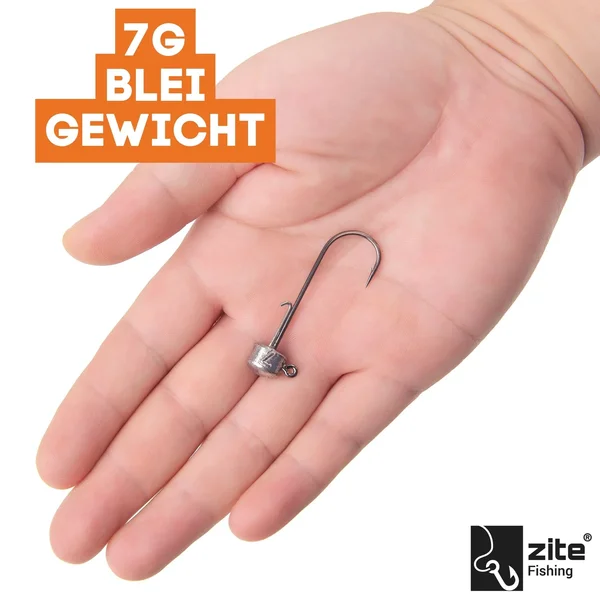 Stand Up Jigs 4/0# 7g für Gummiköder - Jighaken Grundangeln 5 Stück im Pack_auswahl2