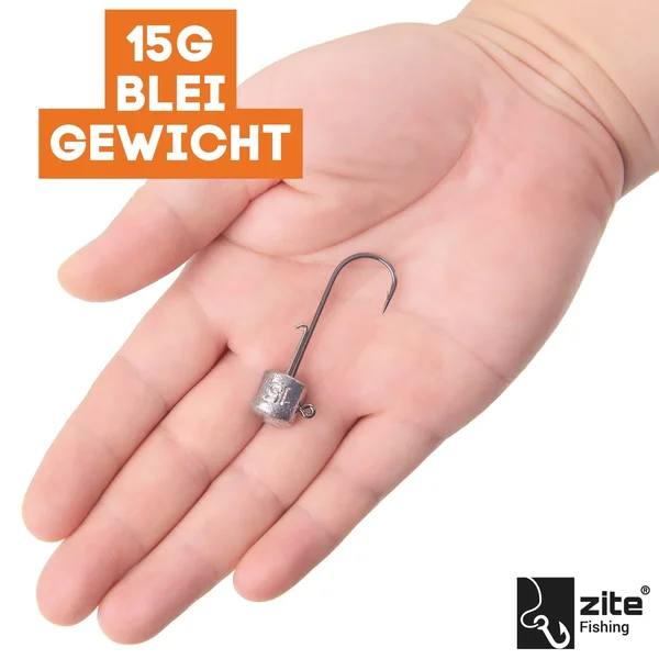Stand Up Jigs 4/0# 15g für Gummiköder - Jighaken Grundangeln 5 Stück im Pack_auswahl2
