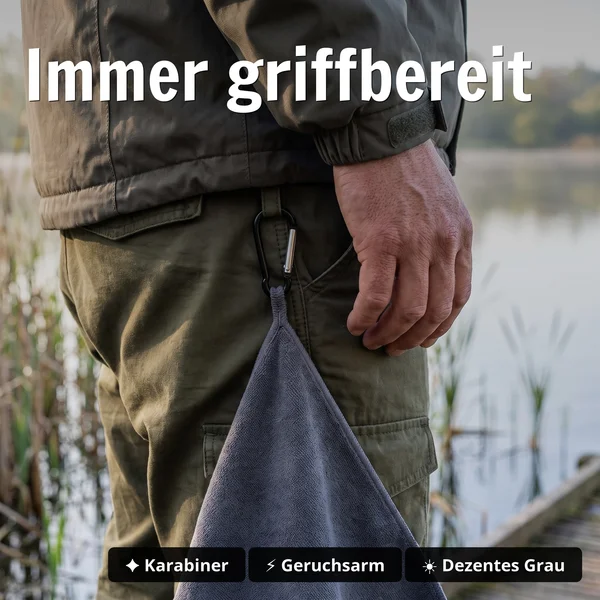 Microfaser Handtuch hohe Saugkraft schnell trocknend inkl. Karabiner Angeln & Outdoor Zite Fishing_auswahl3
