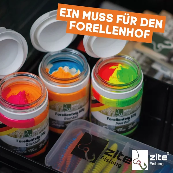 Zite Fishing Forellenteig Universe Trout Bait Forellenpaste mit Knoblaucharoma_auswahl2