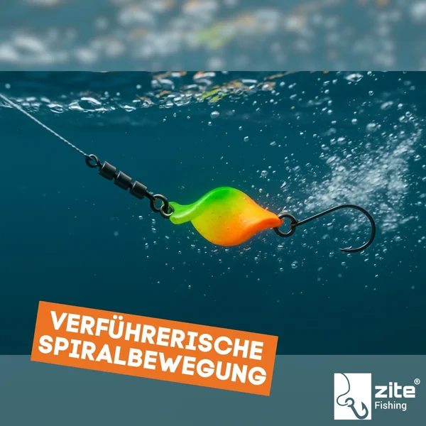Zite Fishing Spiral Strike Shooter Spoon Set - 10 Stück Forellen-Spoons mit Ownerhaken in Köderbox_auswahl3