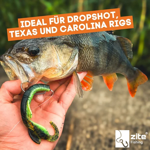 Creature Bait Starterset - Inzite Craw & Braw je 3 Farben mit GRATIS Drop Shot, Texas & Carolina Rig-Montagen_auswahl6