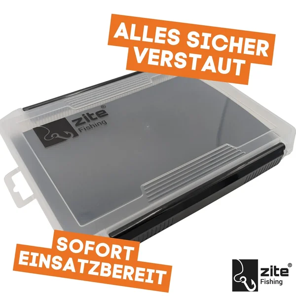 Jigspinner Starterset - Neon & Natur inkl. Haken mit Gratis Tackle-Box für Barsch, Hecht & Zander_auswahl4