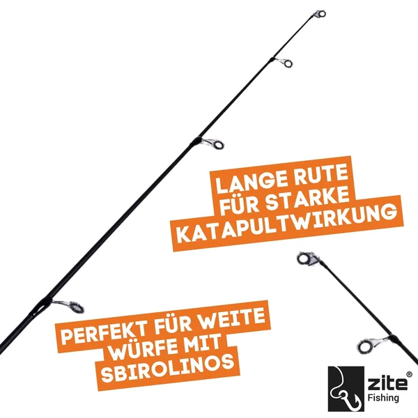 Sbirolino Forellen Komplettset mit 360 cm Sbiro Rute 3–25 g,  Reel Base 3000, Monoschnur & 2x Gratis Forellenteigen_auswahl4
