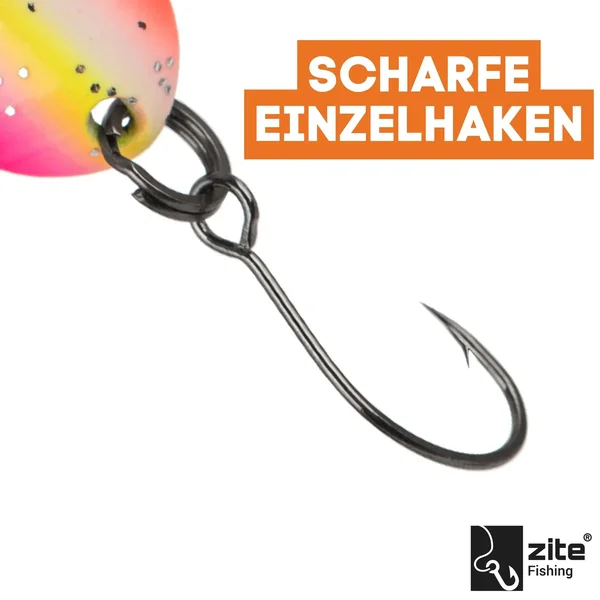The Troutforce Spoon ZAP! 1,7 g – Flossefix – UV-aktiver UL Forellenköder Zite Fishing_auswahl2