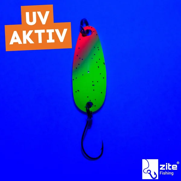 The Troutforce Spoon BAMF! 2,3 g – Glitza Starflare – UV-aktiver Forellenspoon Zite Fishing _auswahl3