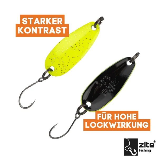 The Troutforce Spoon BAMF! 2,3 g – Neon Genius – UV-aktiver Forellenspoon Zite Fishing_auswahl4