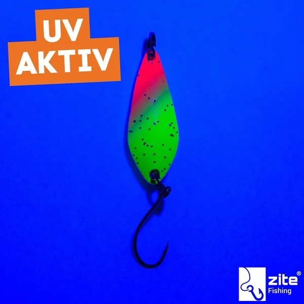 The Troutforce Spoon KAPOW! 2,8 g – Glitza Starflare – UV-aktiver Forellenspoon Zite Fishing _auswahl3