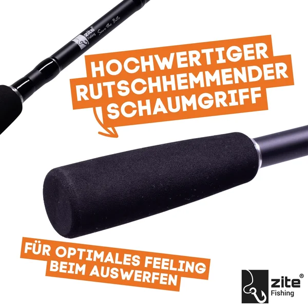 Zite Fishing Inzite Base Stick Perch 225cm 5–20g Barschrute mit Spinning Reel Base 2000 bespult Angelrolle 5+1_auswahl2