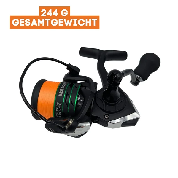 Zite Fishing Inzite Base Stick Perch 225cm 5–20g Barschrute mit Spinning Reel Base 2000 bespult Angelrolle 5+1_auswahl6
