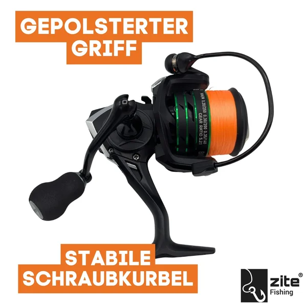 Zite Fishing Inzite Base Stick Zander 255cm 15–55g Zanderrute mit Spinning Reel Base 3000 bespult Angelrolle 5+1_auswahl8
