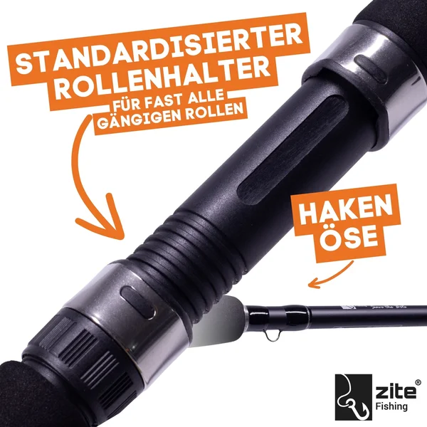 Zite Fishing Inzite Base Stick Pike 255cm 30–85g Hechtrute mit Spinning Reel Base 4000 bespult Angelrolle 5+1_auswahl1