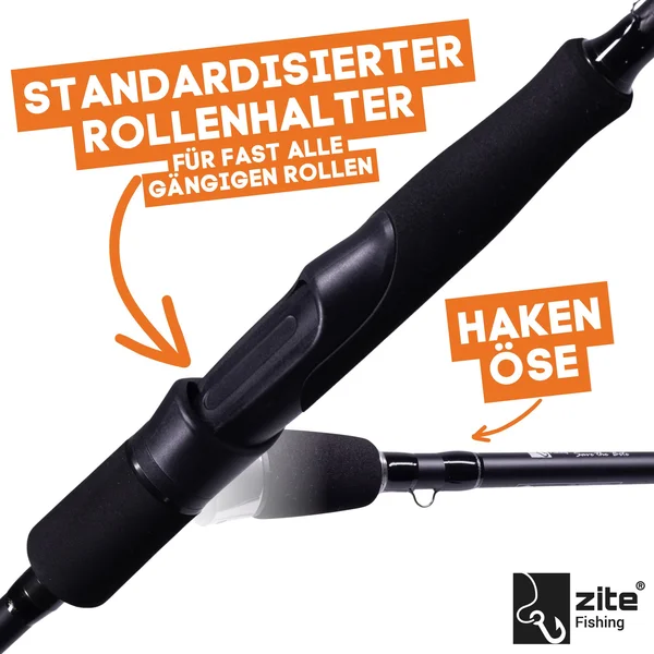 Zite Fishing Inzite Pro Stick Zander 255cm 15-55g Zanderrute mit Spinning Reel Pro 3000 bespult Angelrolle 8+1_auswahl1