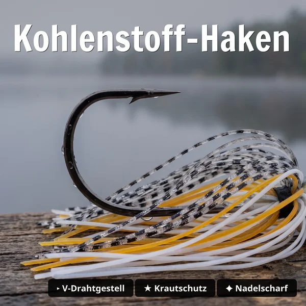 Inzite Rotator Spinnerbaits 10g – Haken 5/0 – Banana Peel – mit Doppelspinnerblatt & Fransen_auswahl2