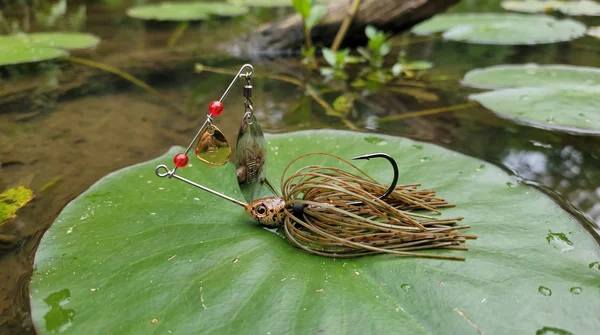 Inzite Rotator Spinnerbaits 16g – Haken 3/0 – Chestnut Bite – mit Doppelspinnerblatt & Fransen_auswahl1