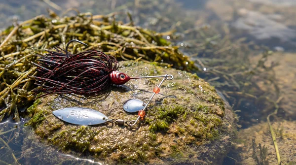 Inzite Rotator Spinnerbaits 21g – Haken 5/0 – Dark Cherry – mit Doppelspinnerblatt & Fransen_auswahl1