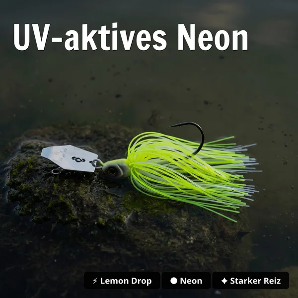 Inzite Blader Bladed Jig 10 g – Haken 3/0 – Lemon Drop – Starke Vibration & Trailerfähig_auswahl2