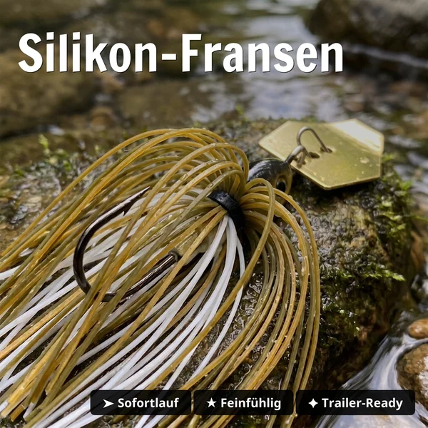 Inzite Blader Bladed Jig 10 g – Haken 3/0 – Golden Coconut – Starke Vibration & Trailerfähig_auswahl4
