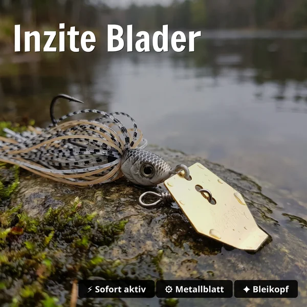 Inzite Blader Bladed Jig 10 g – Haken 3/0 – Banana Peel – Starke Vibration & Trailerfähig_auswahl4