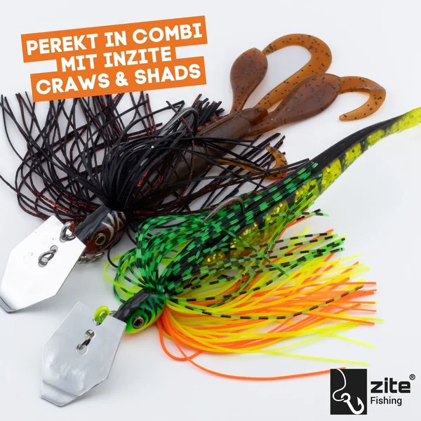 Inzite Blader Bladed Jig 10 g – Haken 5/0 – Banana Peel – Starke Vibration & Trailerfähig_auswahl7