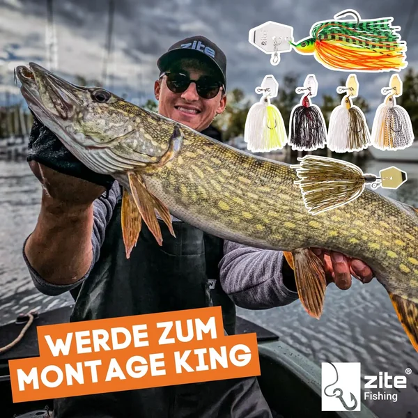 Inzite Blader Bladed Jig 16 g – Haken 5/0 – Tropic Punch – Starke Vibration & Trailerfähig_auswahl9