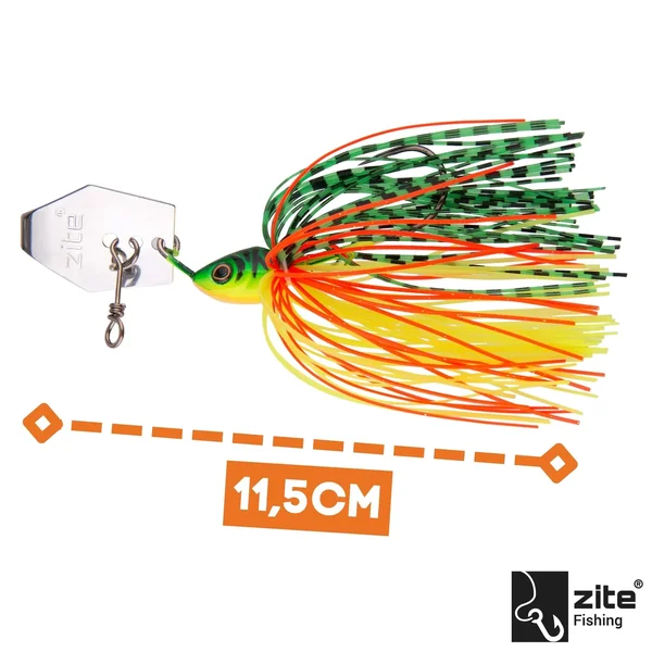  Inzite Blader Bladed Jig 21 g – Haken 3/0 – Chestnut Bite – Starke Vibration & Trailerfähig_auswahl1