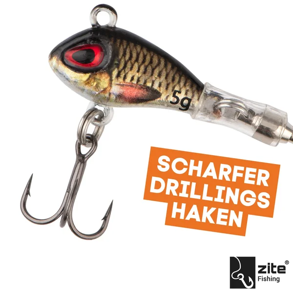 Zite Fishing Inzite Pro Stick Starter-Set Barsch Spinning Reel Pro 2000 bespult, Jigspinner Natur & Snaps_auswahl7