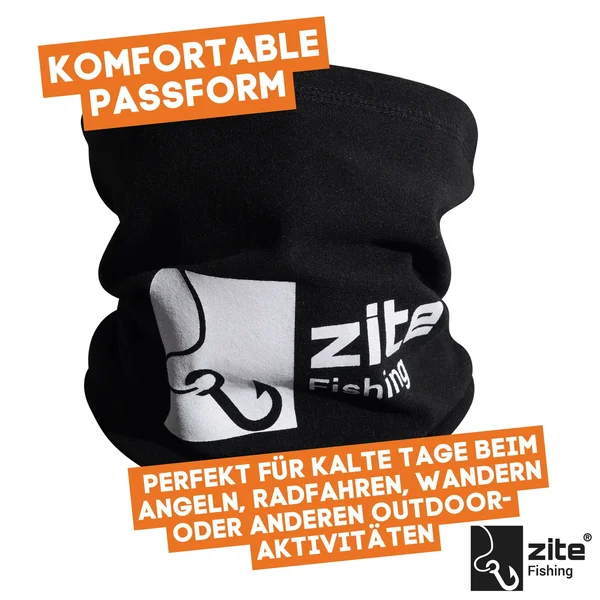 Accessoire Set mit Beanie und Schlauchschal wärmend - Schwarz mit Logo für Erwachsene Angeln & Outdoor_auswahl1