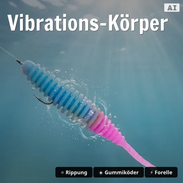 Biggle Worm Schwarz Gelb Knoblauch 6,5 cm 8 Stück Gummiköder Forelle mit Lamellenprofil_auswahl2