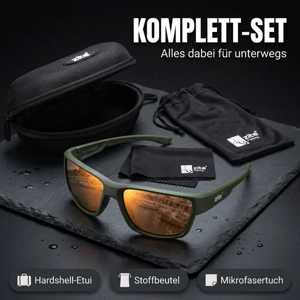 Zite Fishing Polarisationsbrille Orus – Braun mit UV400-Schutz, schwimmfähig & Hardcase_auswahl3