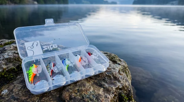 Zite Fishing Jigspinner Set Neon M 15g – 5 Köder im Set mit Köderbox_auswahl1