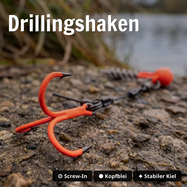 Zite Fishing Hecht-System Single Hook UV-Aktiv 15g - ideal für Hechtköder 12-15 cm_auswahl3