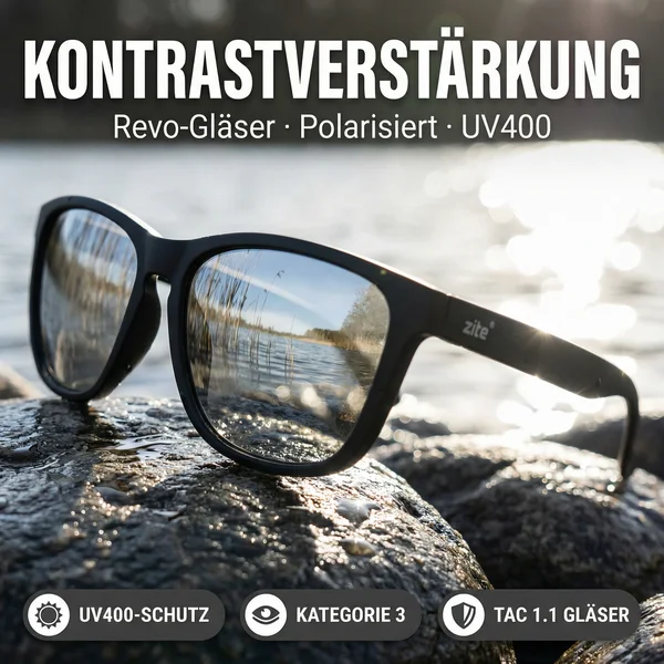 Zite Fishing Polarisationsbrille Basulo – Silber verspiegelt mit UV400-Schutz inkl. Hardcase & Microfasertuch_auswahl3