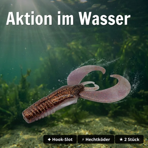 Zite Fishing Monster BAT Creature Bait Fire Pearl 18 cm 83 g Hechtköder 2 Stück_auswahl3