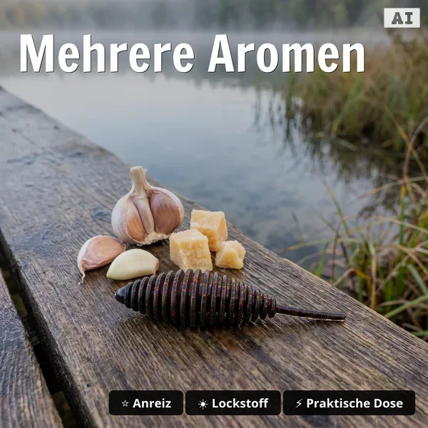 Big Bug Käfer-Imitat Knoblauch 5 cm – Forellenköder Allround-Mix, 8 Stück für Jighaken, Cheburashka & Sbirolino_auswahl3