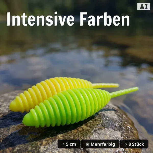 Big Bug Citrus Knoblauch 5 cm – Forellenköder mit Aroma, 8 Stück Käfer-Imitat für UL-Fischen_auswahl4