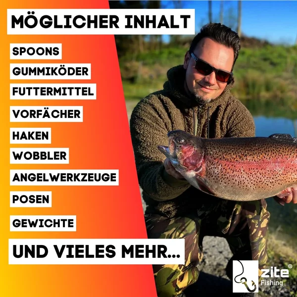 Wundertüte mit Allround Angelzubehör - Überraschungs Anglergeschenk Box mit 30 € Guthabenkarte_auswahl2
