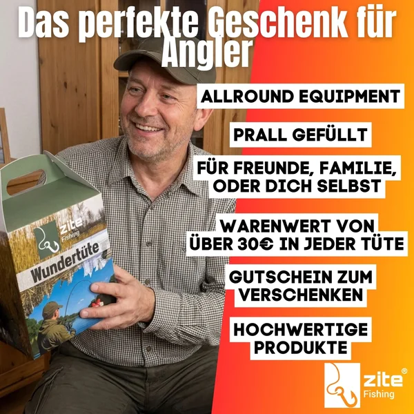 Wundertüte mit Allround Angelzubehör - Überraschungs Anglergeschenk Box mit 50 € Guthabenkarte_auswahl1