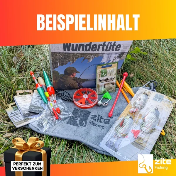 Wundertüte mit Allround Angelzubehör - Überraschungs Anglergeschenk Box mit 100 € Guthabenkarte_auswahl3