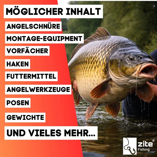 Zite Fishing Wundertüte Karpfen – Karpfen Angelzubehör Überraschungsbox Anglergeschenk_auswahl2