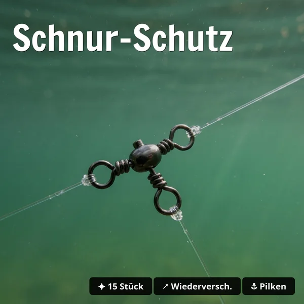 Zite Fishing Kreuzwirbel Größe 6# – 15 Stück Dreifachwirbel für Grundangeln & Dropshot-Montagen_auswahl4