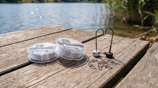 Ned Rig Bundle mit Stand Up Jigs in Blei & Tungsten sowie Snaps und Schnüre für Barsch & Zander Angeln_auswahl1