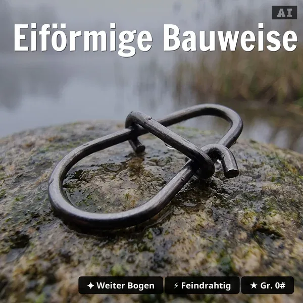 Zite Fishing Egg Snaps Gr. 0# – 30 Stück Karabinerhaken 12 kg Tragkraft für Spinnfischen auf Barsch, Zander & Hecht_auswahl2