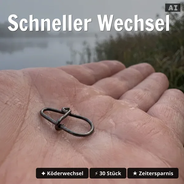 Zite Fishing Egg Snaps Gr. 0# – 30 Stück Karabinerhaken 12 kg Tragkraft für Spinnfischen auf Barsch, Zander & Hecht_auswahl4