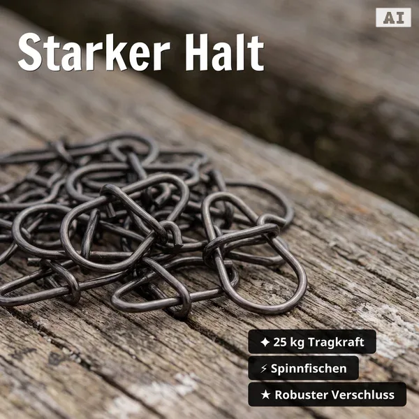 Zite Fishing Egg Snaps Gr. 2# – 25 kg Tragkraft, 30 Stück Schnellverschluss-Karabiner für Spinnfischen auf Hecht, Zander_auswahl3