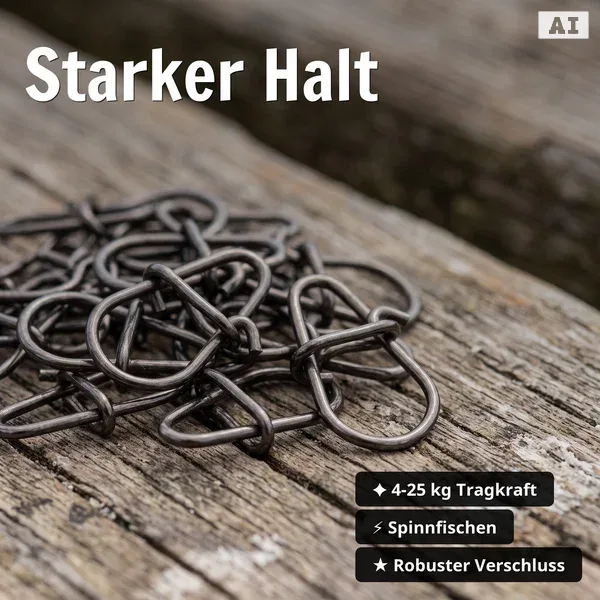 Zite Fishing Egg Snap Set Gr. 000#-2# – 150 Stück Schnellverschluss-Karabiner in Box, für Barsch, Zander & Hecht_auswahl3