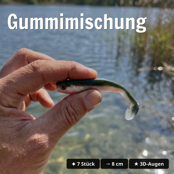 Zite Fishing Inzite Pershad Crystal Flame Gummiköder 8 cm – 7 Stück Softbait für Barsch_auswahl4
